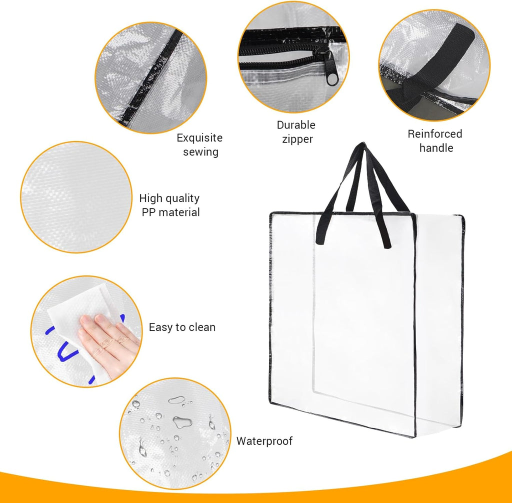 Skiennix Wreath Storage Bag - 26 Inch, 95L Container for Seasonal Decorations & Bedding