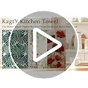 Giraffe Chef Hand Towels Set of 2 - 15 x 23 Inch Soft Microfiber