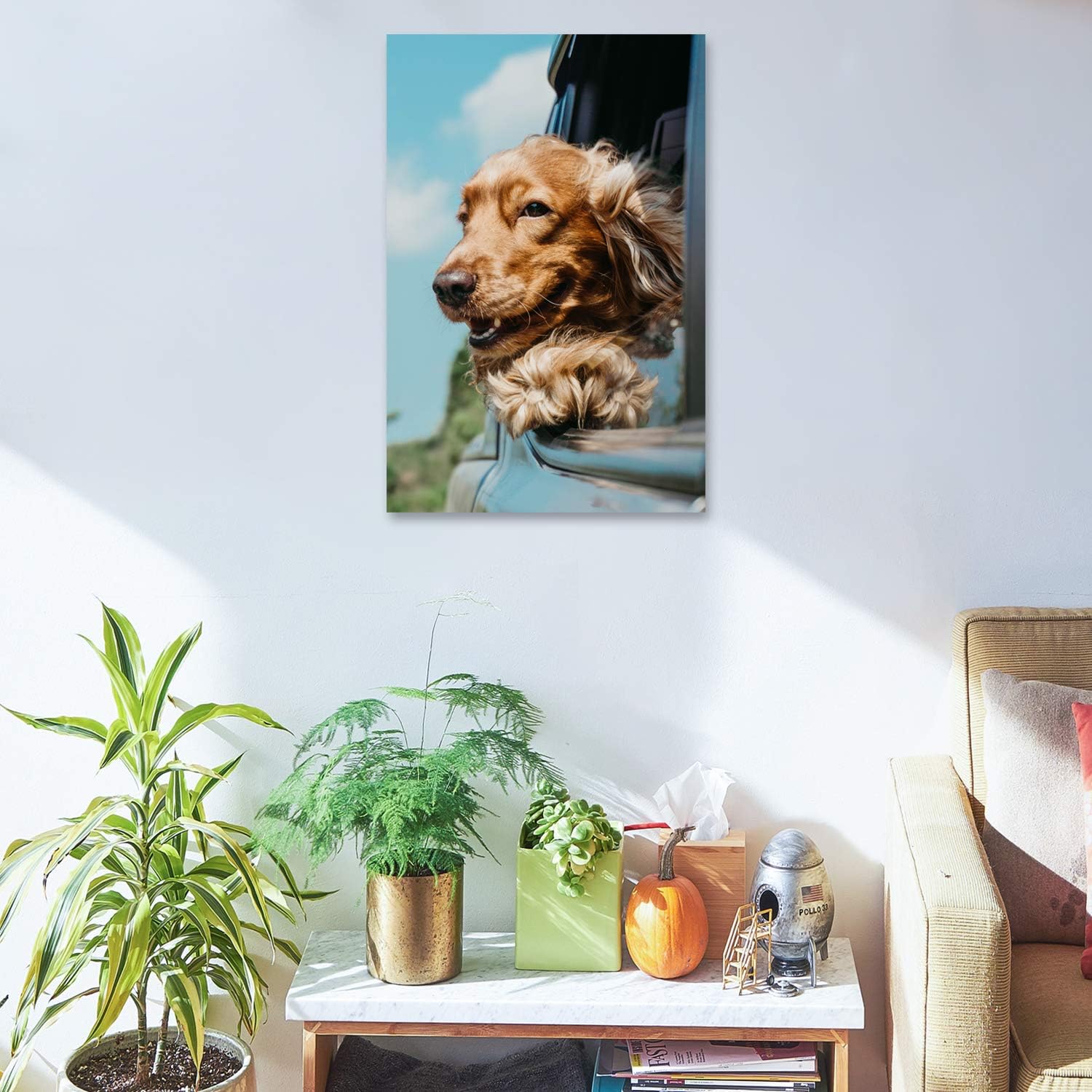 Personalized Canvas Print by [Brand Name] - Custom Photo Wall Art for Bedroom & Living Room | 8" W x 12" H