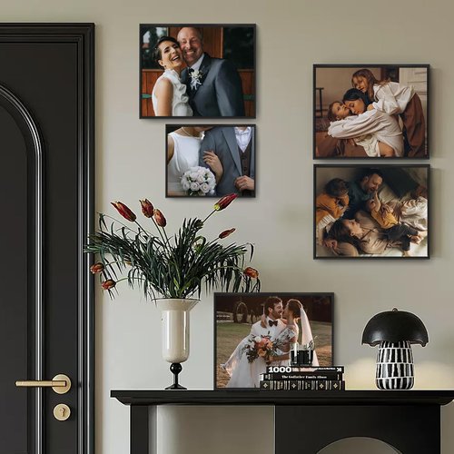 Canvas Prints - Custom Photo Wall Art with Black Metal Frame | Ideal Home Décor & Gifts (16x12)