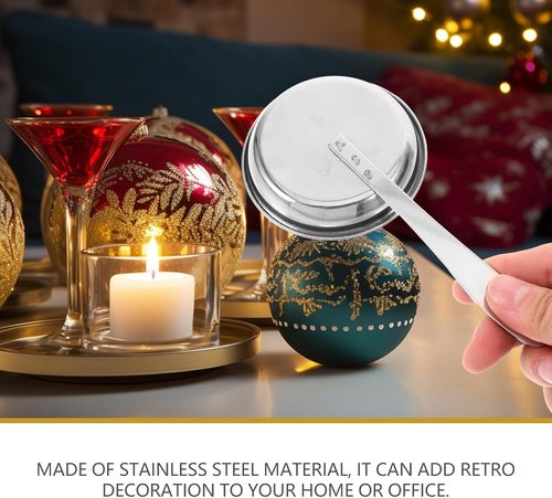 Angoily Candle Snuffer - Portable Stainless Steel Tool with Long Handle for Safe Flame Extinguishing | 6.69 Inches
