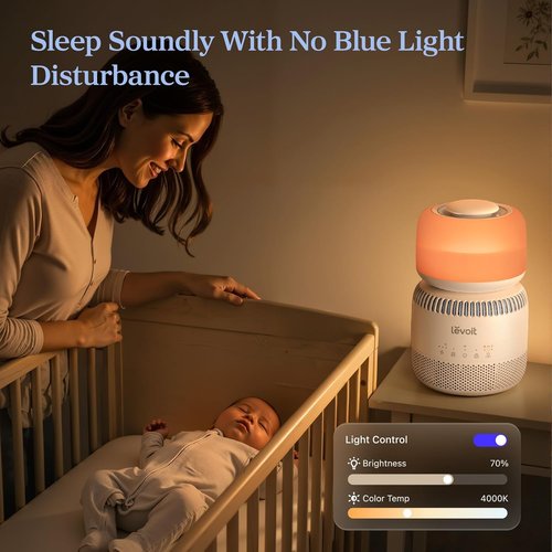 LEVOIT Humidifier for Bedroom | Smart Control with Alexa, 3.8L Tank, Auto Dry, Blue Light Free