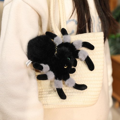 XItbyja Cute Spider Plush Toy- Adorable 11'' Spider Stuffed Animal for Kids and Girls Boys,Stuffed Spiders Soft Plushies Pillow Doll Birthday Gift-Green