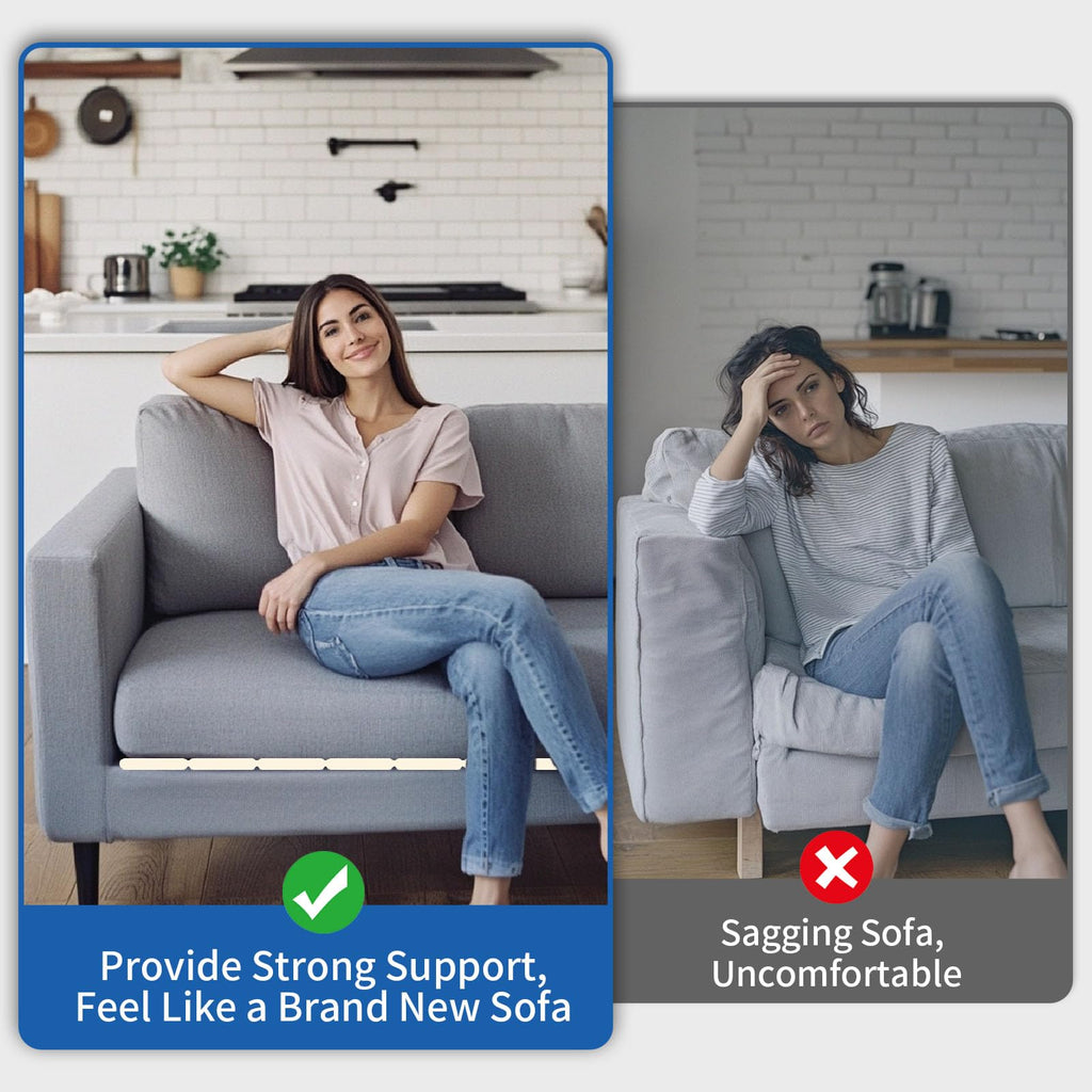 THMINS Heavy Duty Sofa Cushion Support Board for Sagging Sofas, 21.5''x 70'' Laminated Wood Sofa Cushion Support Board, Deep Support and Seat Protection