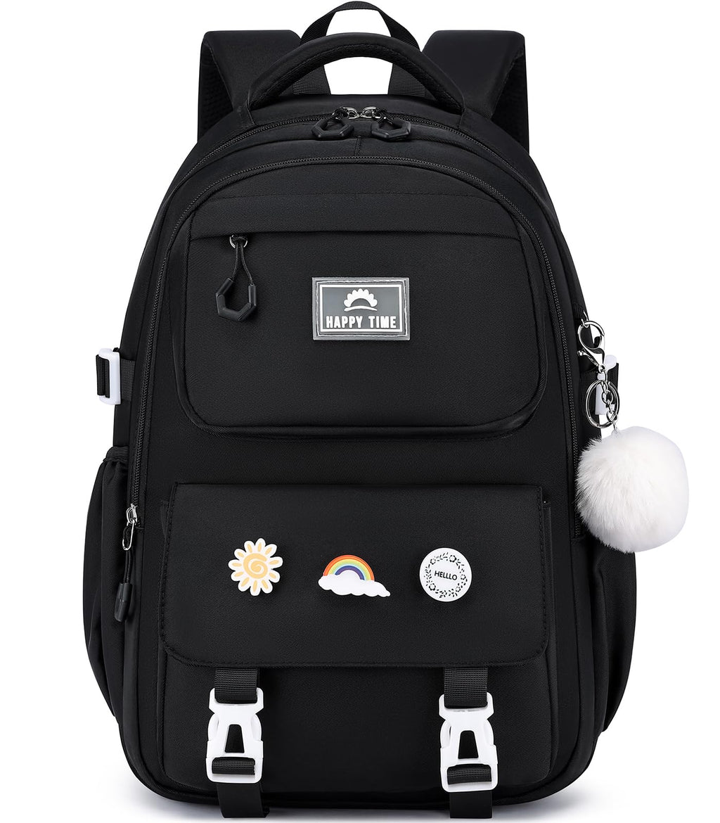 MOMUVO School Backpack Set for Girls,3pcs Bookbag with Lunch Box Pencil Case Kids School Bag Set