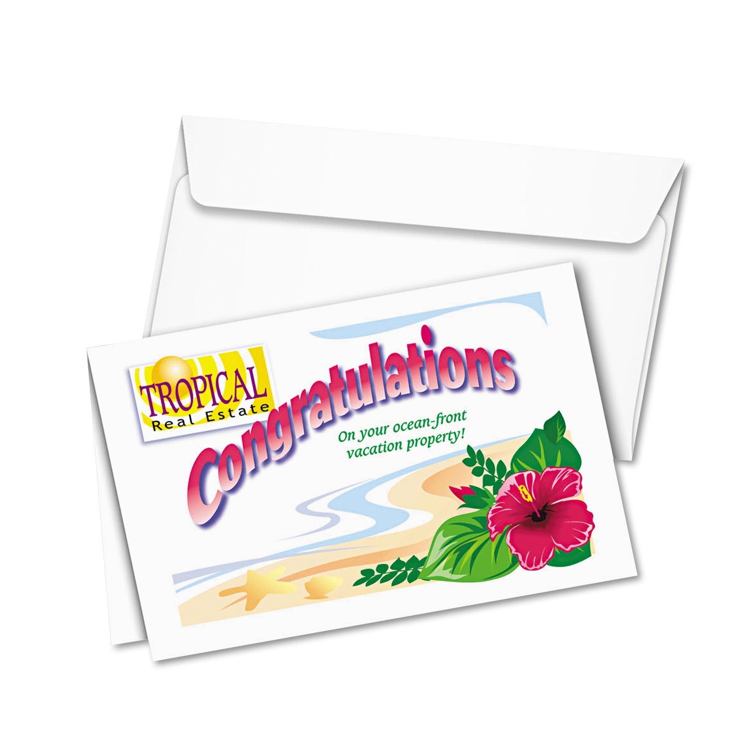 Avery 3265 Greeting Cards, Inkjet, 5-1/2-Inch x8-1/2-Inch, 20/BX, Matte White
