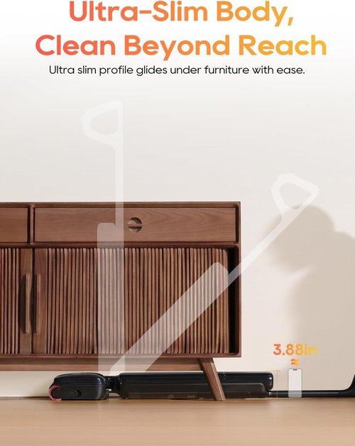 DREAME Aero Wet & Dry Vacuum Cleaner - All-in-One Mop with Self-Cleaning & 35 Min Runtime for Pet Owners
