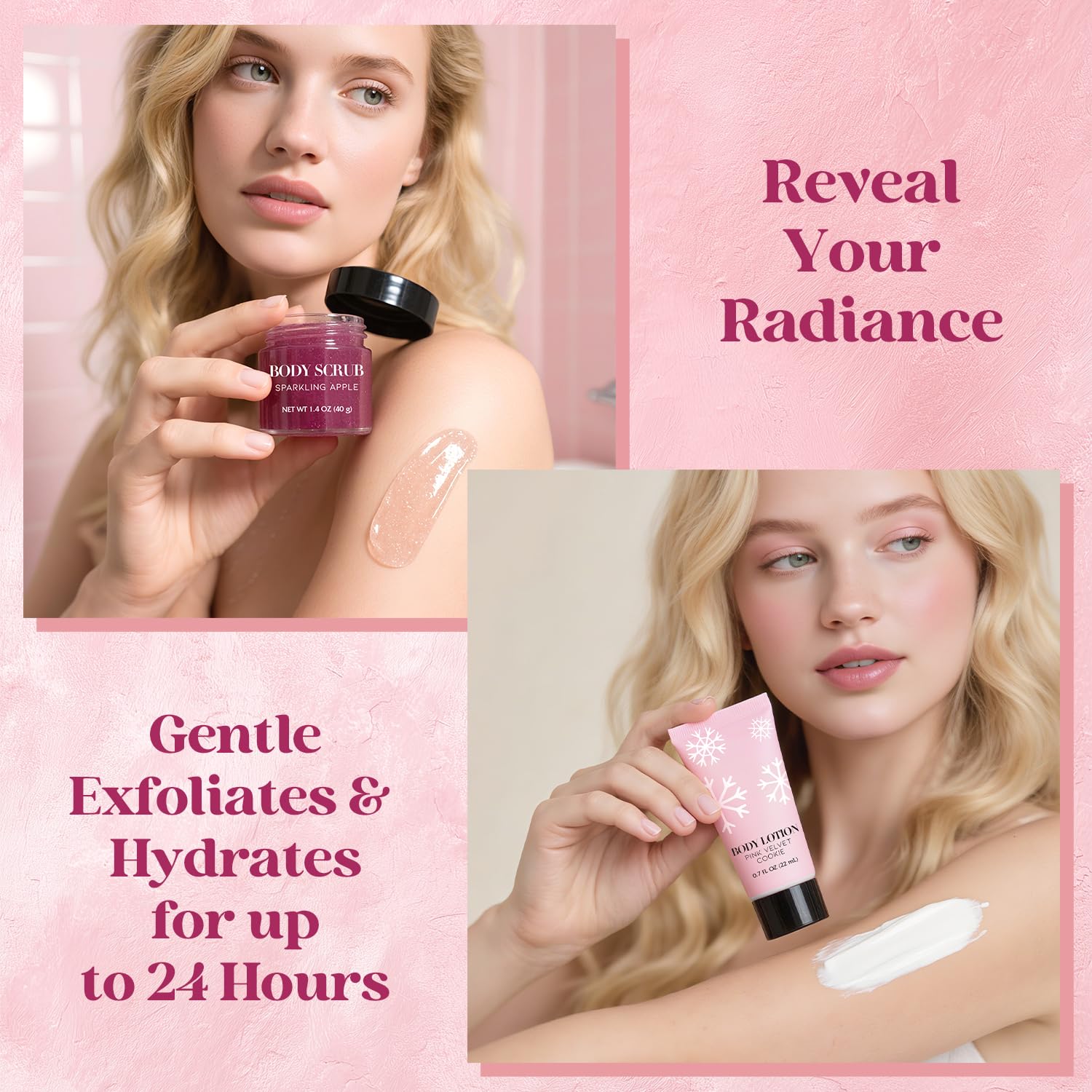 Regine Switzerland Makeup Advent Calendar 2025 - Ultimate Beauty Gift Set for Women & Teens | Includes Mascara, Blush, Lip Balm, Shower Gel