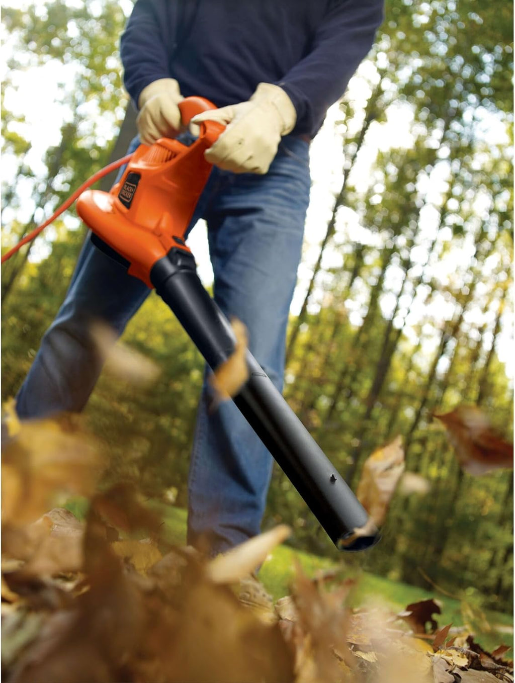 BLACK+DECKER 3-in-1 Corded Leaf Blower, Vacuum & Mulcher - 230 MPH, 12 Amp Handheld Combo