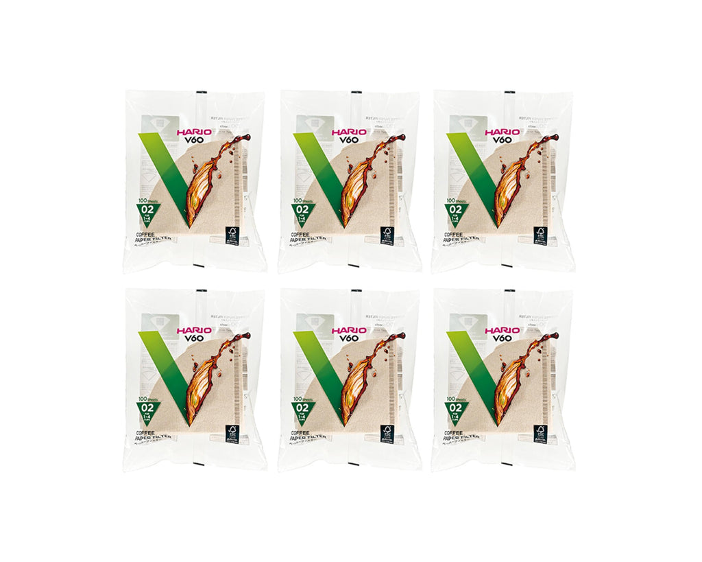 Hario V60 Paper Coffee Filter, Size 02, Natural, 600ct