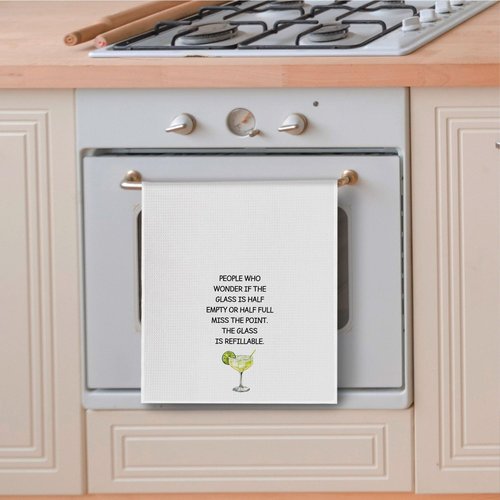 ChenCraty Margarita Bar Kitchen Towels, Gifts for Margarita Lovers Dish Tea Towel for Kitchen Bar Cart Decor, Cocktail Gifts for Women Decorative Hand Towels, 16x24 Inches