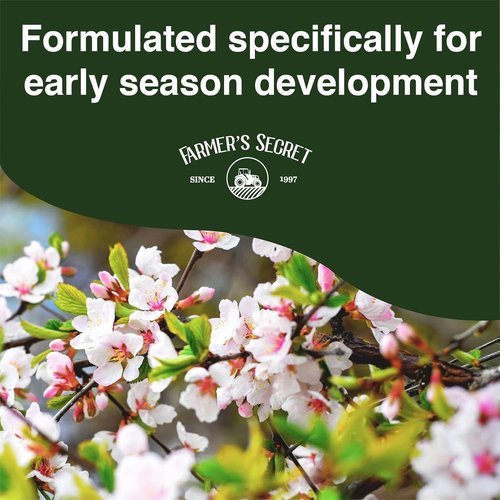Farmer's Secret Spring Booster Fertilizer - Super Concentrated 8-16-8 Formula | 32oz for All Plants
