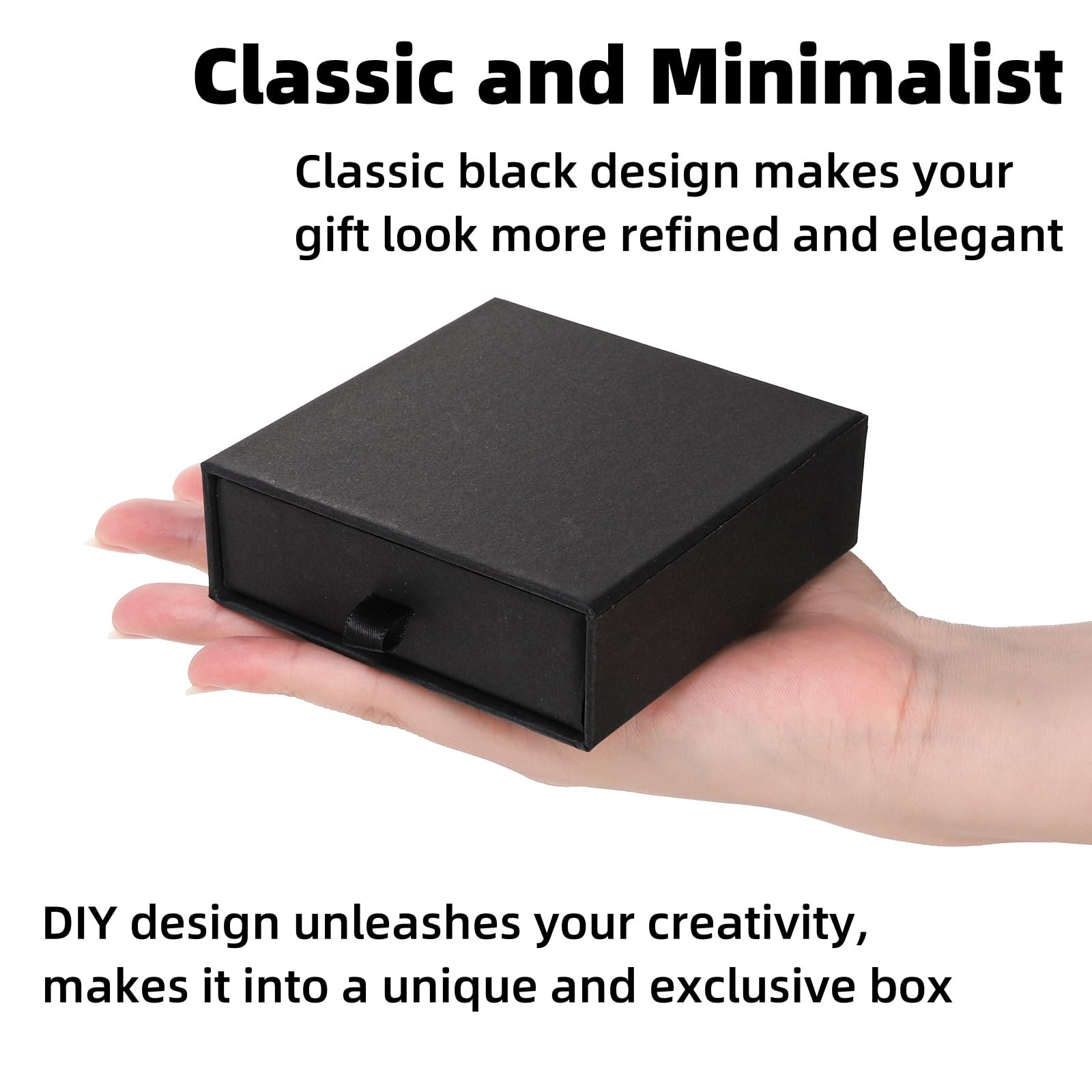 WRINGKIT 24 Pack Jewelry Gift Boxes, 3.5x3.5x1.2 Inch Cardboard Jewelry Packaging Box with Lid, Small Storage Display Case Bulk for Necklaces, Bracelets, Earrings, Valentine's Day Jewelry Gift