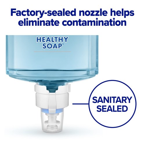 PURELL HEALTHY SOAP Gentle & Foam ES6 Starter Kit, 1- 1200 mL Fragrance Free Soap Refill + 1- PURELL ES6 Graphite Touch-Free Soap Dispenser (Pack of 1) - 6472-1G - Manufactured by GOJO, Inc.