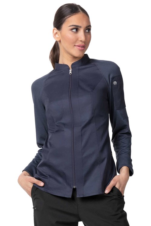 Chef Works Women's Nepal Chef Coat, Grey, Medium