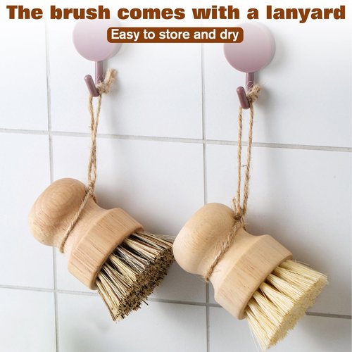LEONTOOL 3 Pcs Cutting Board Oil Wax Applicator and Scrub Brush Set Natural Bamboo Wood Applicator for Mineral Oil Boards, Wooden Butcher Blocks, Spatulas, Spoons, Wooden Worktops, Utensil Care
