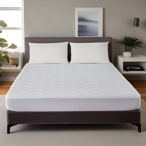 Mattress Protector Queen Size,Waterproof IPX5,Quilted 325GSM Bed Mattress Cover,6"-18''Deep Pocket Fitted Sheet,Soft,Breathable,Noiseless Mattress Pad,Machine Washable Queen Mattress Protector