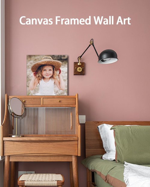 AbcCustomize Canvas Prints - Personalized Photo Wall Art for Bedroom & Living Room Decor | Ready to Hang