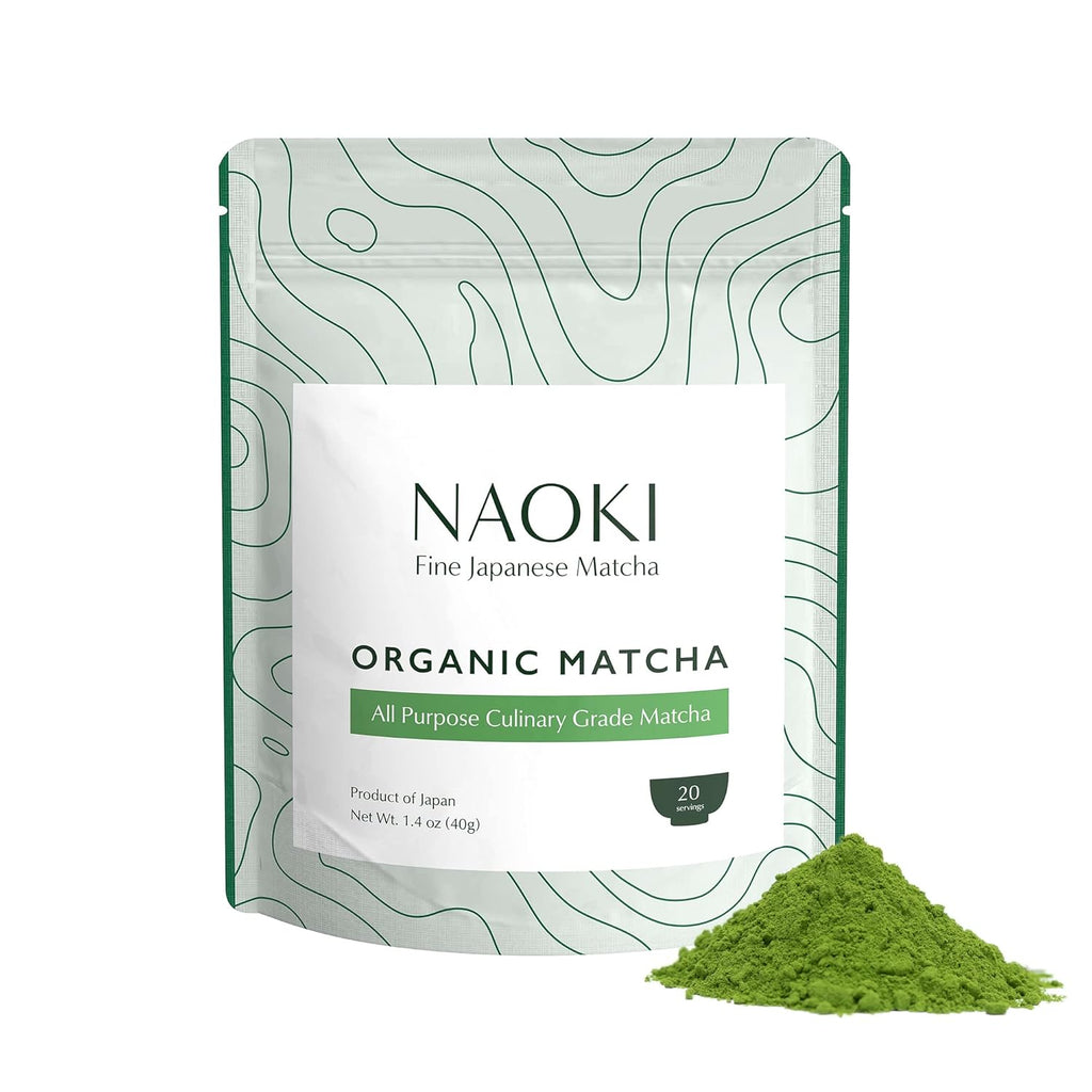 Naoki Matcha Organic All-Purpose Blend - Authentic Japanese Culinary Grade Matcha Green Tea Powder | 40g (1.4oz)