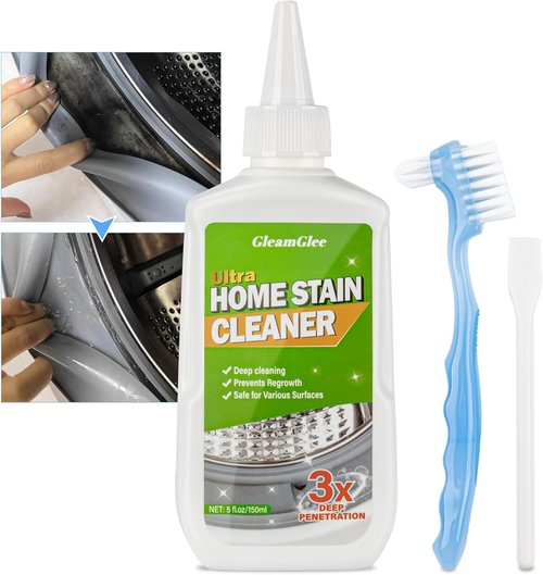 GleamGlee Washing Machine Gasket Cleaner - Powerful Heavy-Duty Gel for Grout, Tiles & Sinks | 5 Fl. Oz