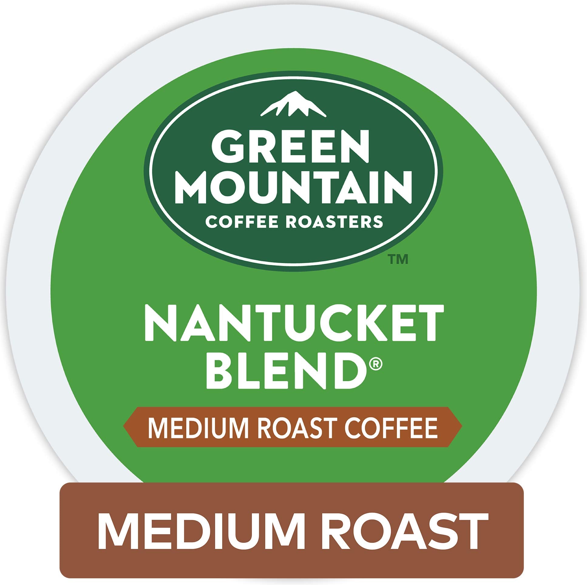 Green Mountain Coffee Roasters Hazelnut and Nantucket Blend Keurig K-Cup Pods, Light and Medium Roast Coffee