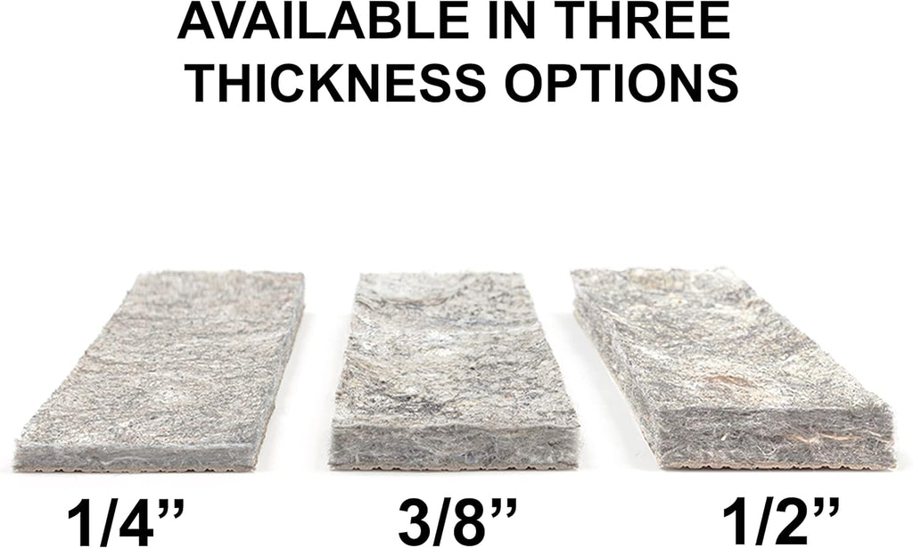 Mohawk Home Non-Slip Rug Pad - 1/4" Thick Felt & Latex Rubber Gripper - 8' x 10' for Hardwood & Tile Floors