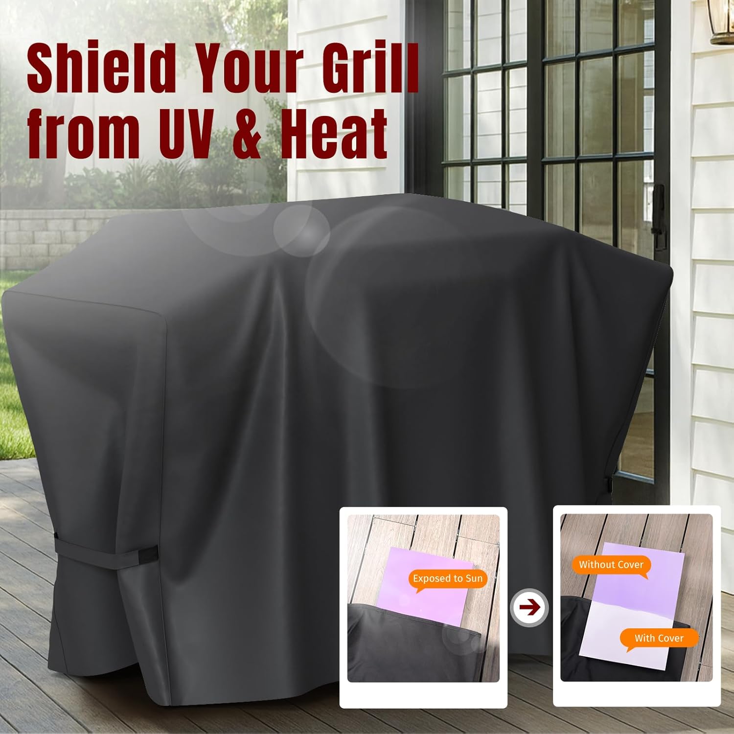 SHINESTAR Griddle Cover - Heavy Duty Waterproof & UV-Resistant for 36 Inch Blackstone Grill