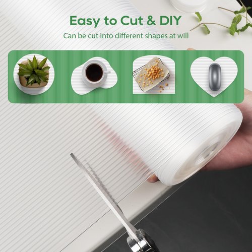 Anoak Shelf Liner Cabinet Liner, Non Adhesive Drawer Liner, Washable 24 Inch x 20 FT(240 Inch) Waterproof Durable Non-Slip Shelf Liner for Kitchen, Drawer, Refrigerator