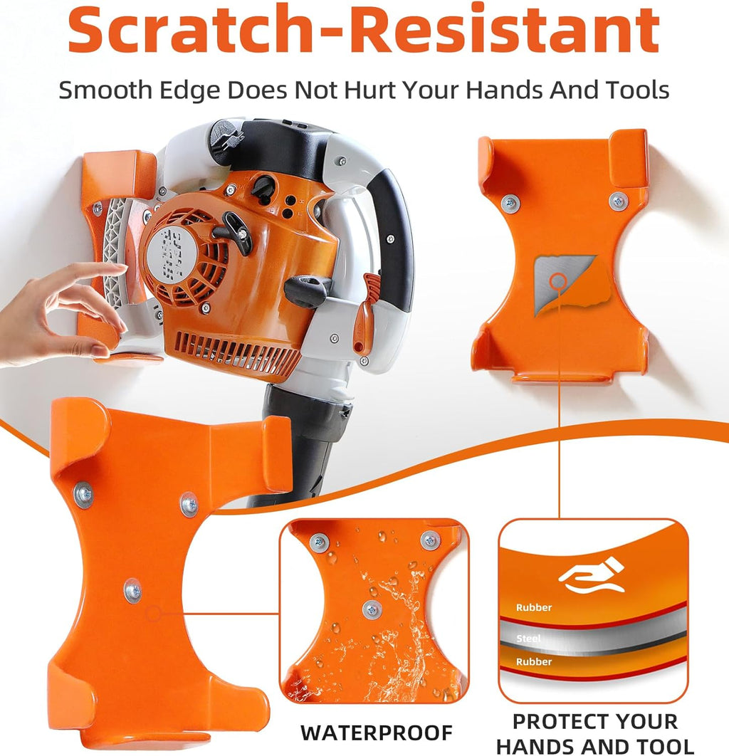 Skiennix Leaf Blower Holder - Durable Wall-Mounted Rack for Stihl BG-86 & SH86 | 1 Pack