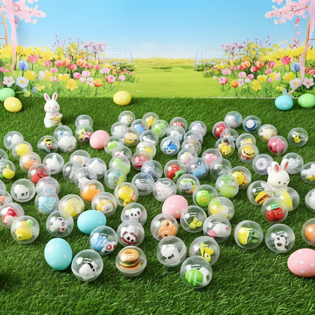 Skiennix 50pcs Mini Kawaii Capsule Toys - Fun Educational Gifts for Kids | Perfect for Goodie Bags & Prizes