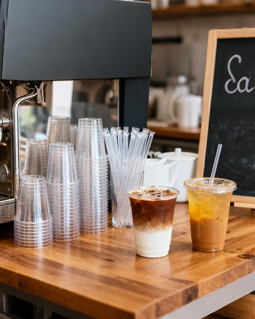 Goodluck 100 Pack 16oz Plastic Cups with Lids and Straws, Clear Disposable Iced Coffee Cups, Food Safe Cold Drink Cups for Bubble Tea, Smoothies & Shakes, BPA Free