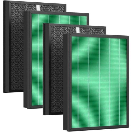 400/400S Filter Replacement Compatible with Coway AIRMEGA Max2 400 400S 400(G) 400S(G) Air Purifier, Max2 Green Filter and Activated Carbon Filter Set, AP-2015-FP, 2 Set