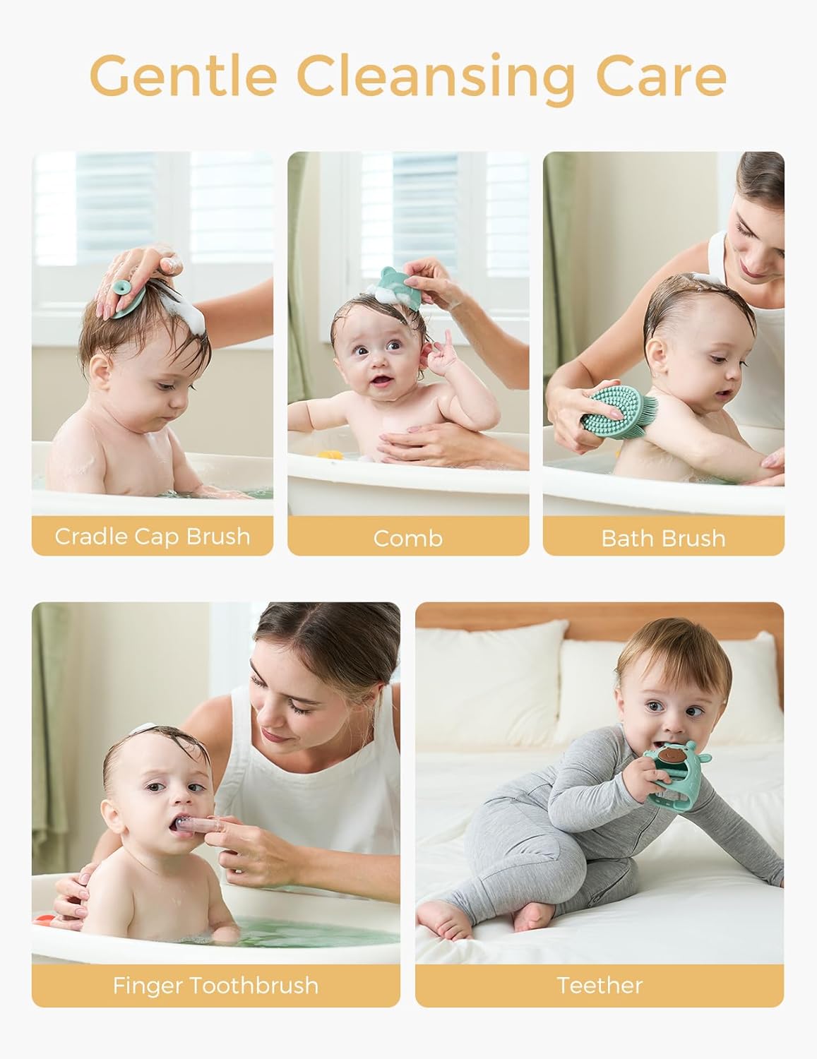 Momcozy Elite Baby Kit - Essential Grooming & Health Care Set | Electric Nail File, Nasal Aspirator, Thermometer & More