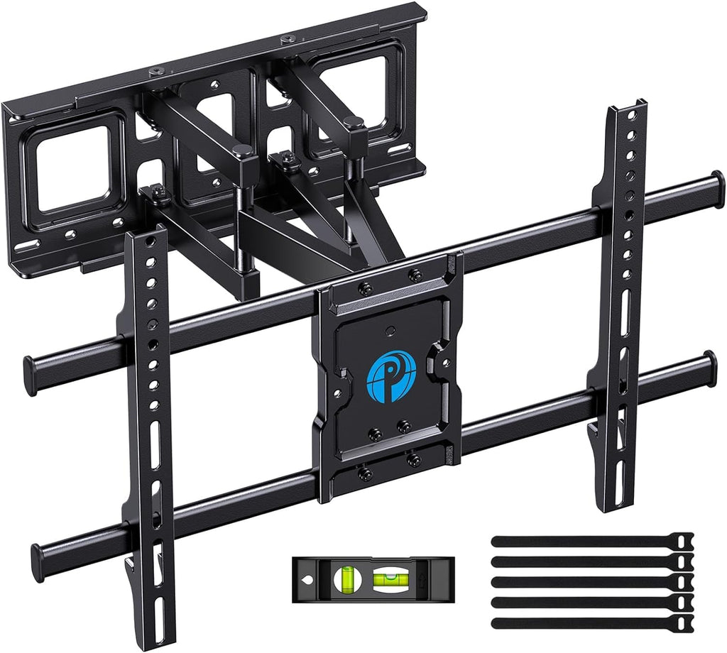 Pipishell Full Motion TV Wall Mount - Fits 37-84 Inch TVs Up to 132lbs | Articulating Swivel & Tilt Design