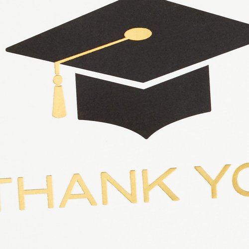 Hallmark Graduation Thank You Cards Bulk, Graduation Cap (40 Thank You Notes and Envelopes)