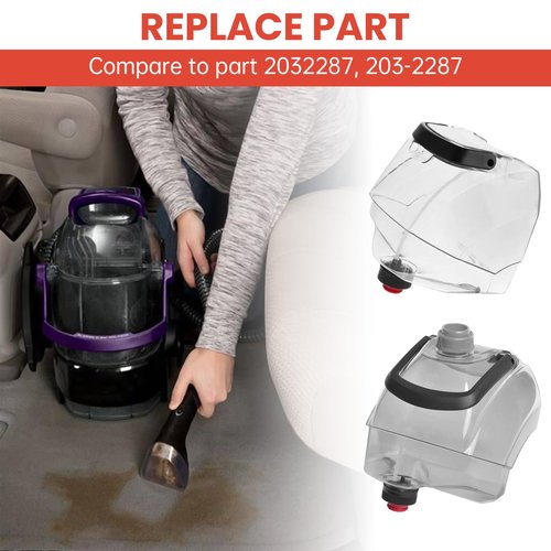 Aillsa Replacement Cap and Insert for Water Tank for Various Bissell Carpet Cleaners Models 2505, 3624, 2458, 2891, BGSS1481, and 3194 - Compare Part ‎2032287