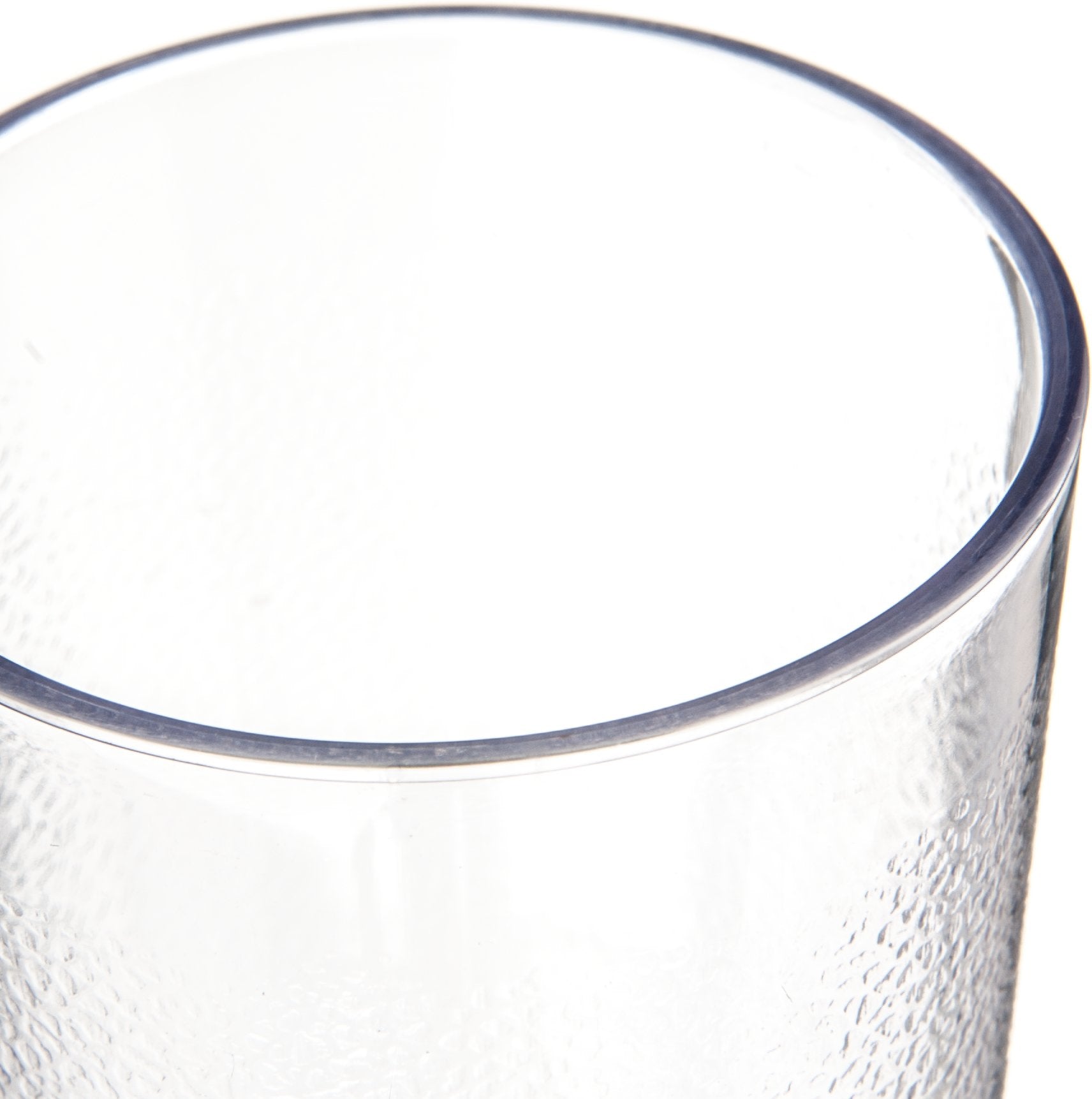 Carlisle FoodService Products Stackable Tumbler Plastic Tumbler for Restaurants, Catering, Kitchens, Plastic, 8.1 Ounces, Clear, (Pack of 72)
