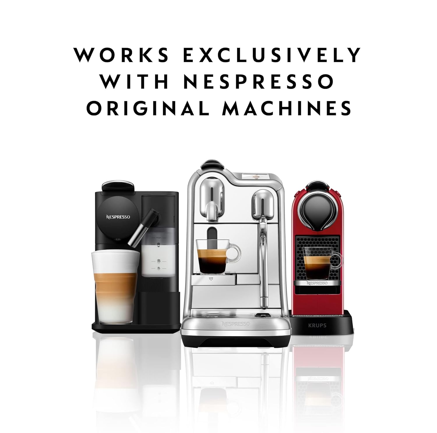 Nespresso Cape Town Envivo Lungo Coffee Pods - Dark Roast Espresso, 50 Count