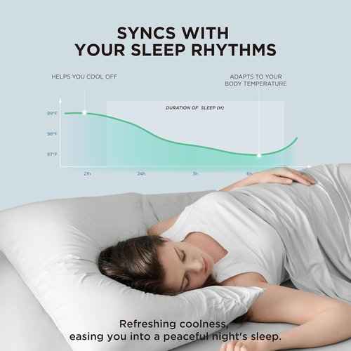 Bedsure Silver Grey Satin Pillowcases - Cooling Queen Size Set of 2 for Ultimate Comfort