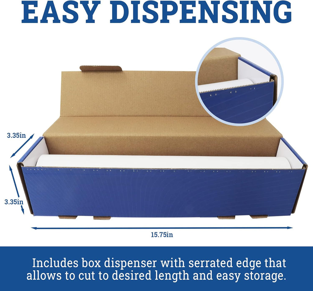 Reli Parchment Paper Roll - Non-Stick Baking Liners with Dispenser Box | 15" x 250 ft | Food Grade for Air Fryer & Grilling