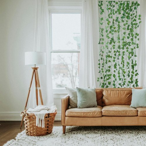 Freyalife Fake Vines - Aesthetic Artificial Ivy Leaves for Room Decor | 12 Pack, 84 Feet Greenery Garlands