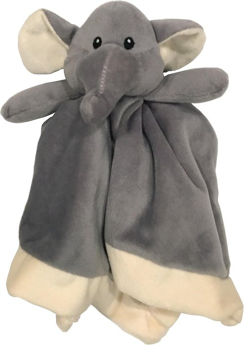Elephant Security Blanket - Soft Gender Neutral Baby Lovey Snuggle Toy | 12-Inch Stuffed Animal