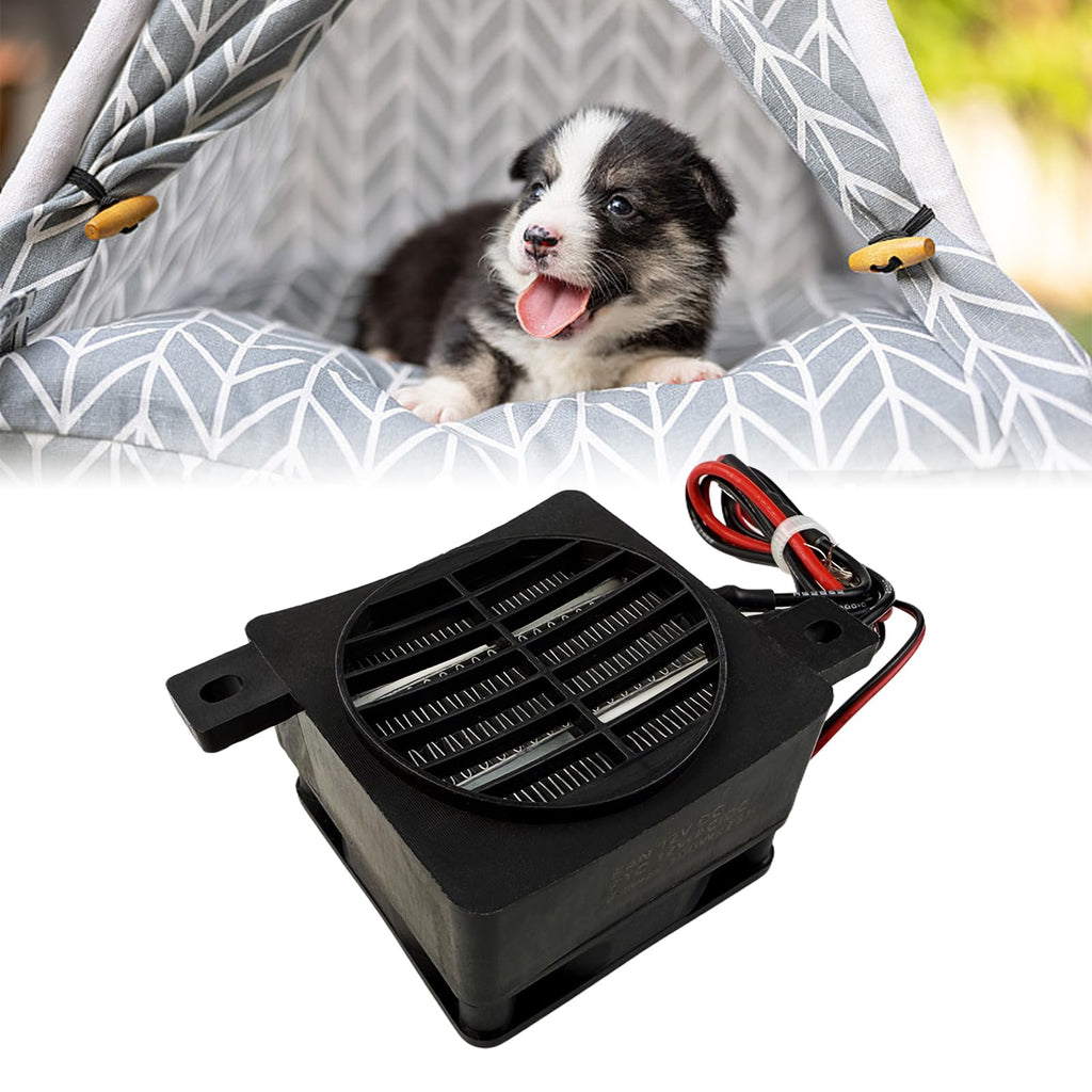 PTC Car Fan Air Heater, 12V 100W Constant Temperature Heaters with Ceramics Fast Heating, Air Dehumidification Fan Heater for Small Room Space Heater Air Conditioning Appliances