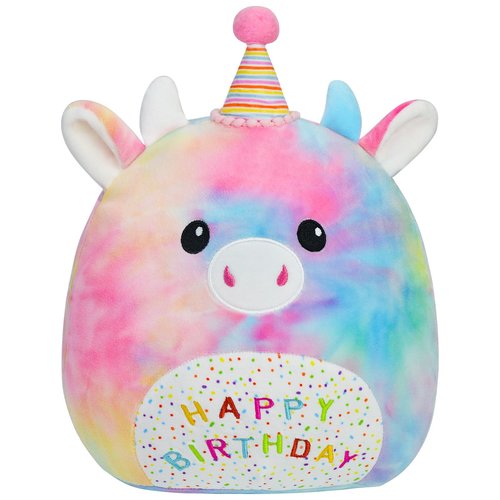 AWNOGKUE Cow Stuffed Animal Cow Plush Toys 12 Inch Soft Unicorn Plushies Pillow Cute Rainbow Plushies Room Decoration Birthday Gifts for Kids Toddlers Girls and Boys