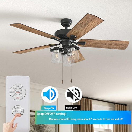 Bkiyougo 2 Pack Fan Remote, Fan Remote Control Kit, Universal Ceiling Fan Remote Control Kit, 3-in-1 Ceiling Fan Light Timing & Speed Remote, for Hunter/Harbor Breeze/Westinghouse/Honeywell