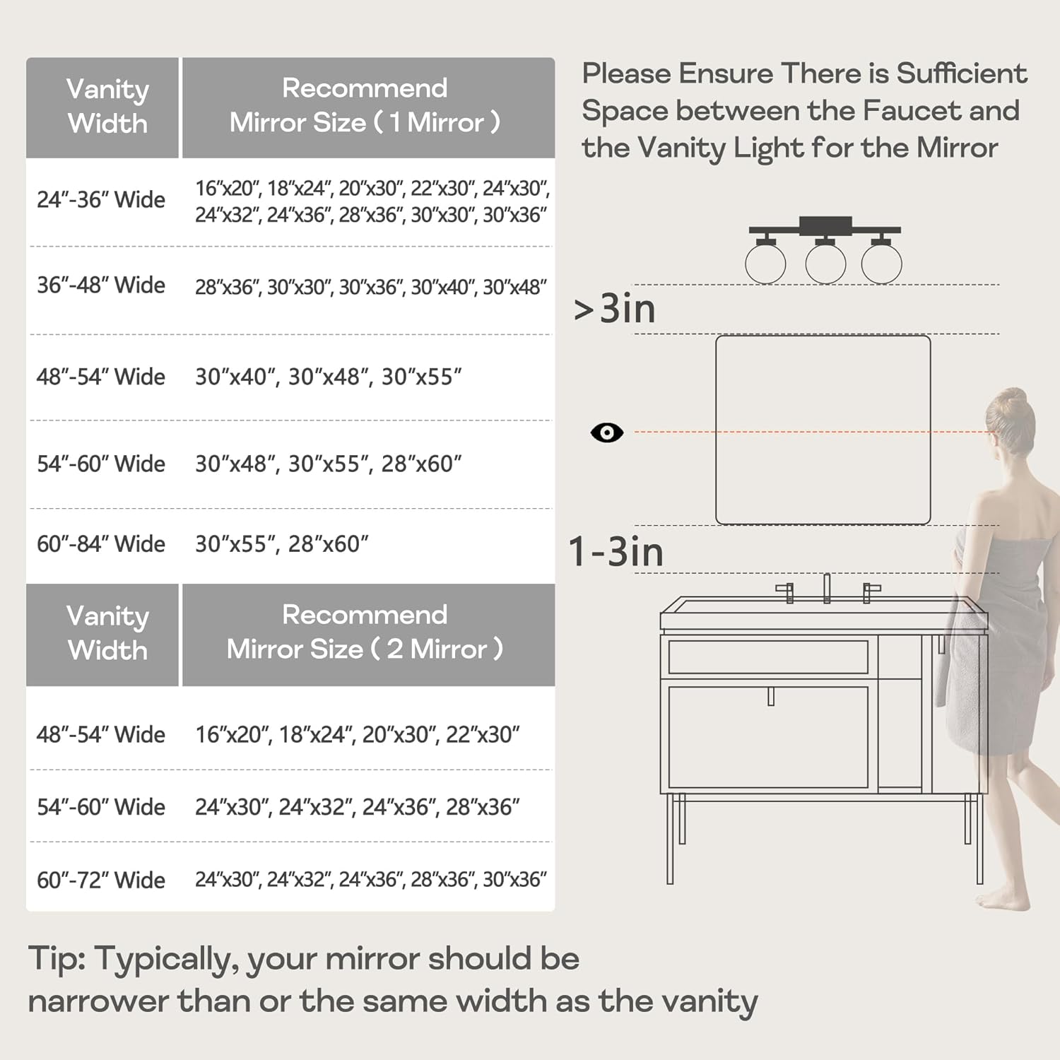 Regine Switzerland Black Framed Bathroom Mirror - Matte Rounded Corner Design | 24" x 32" Tempered Glass