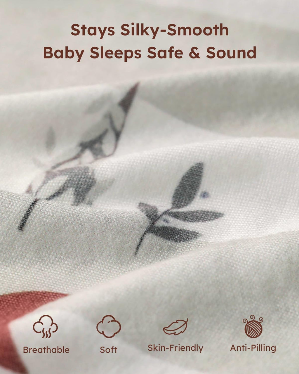 Yoofoss Baby Crib Sheets - Ultra Soft Microfiber 2-Pack for Standard Crib & Toddler Mattress | 52x28 Inches, Neutral Forest Bear Design