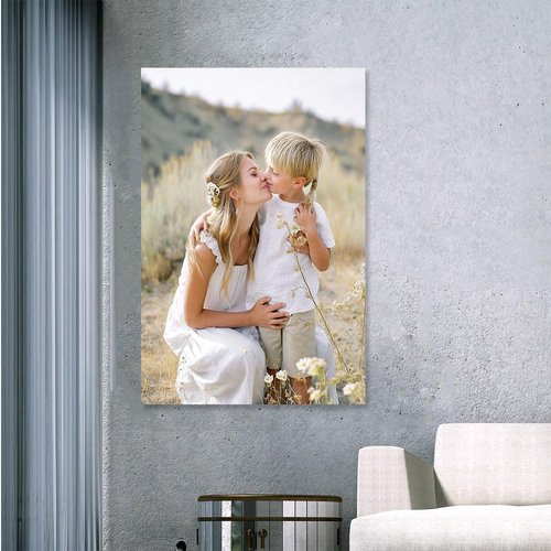 Custom Canvas Prints - Personalized Wall Art with Your Photos | Framed 11x14 Inch for Family & Pet Gifts