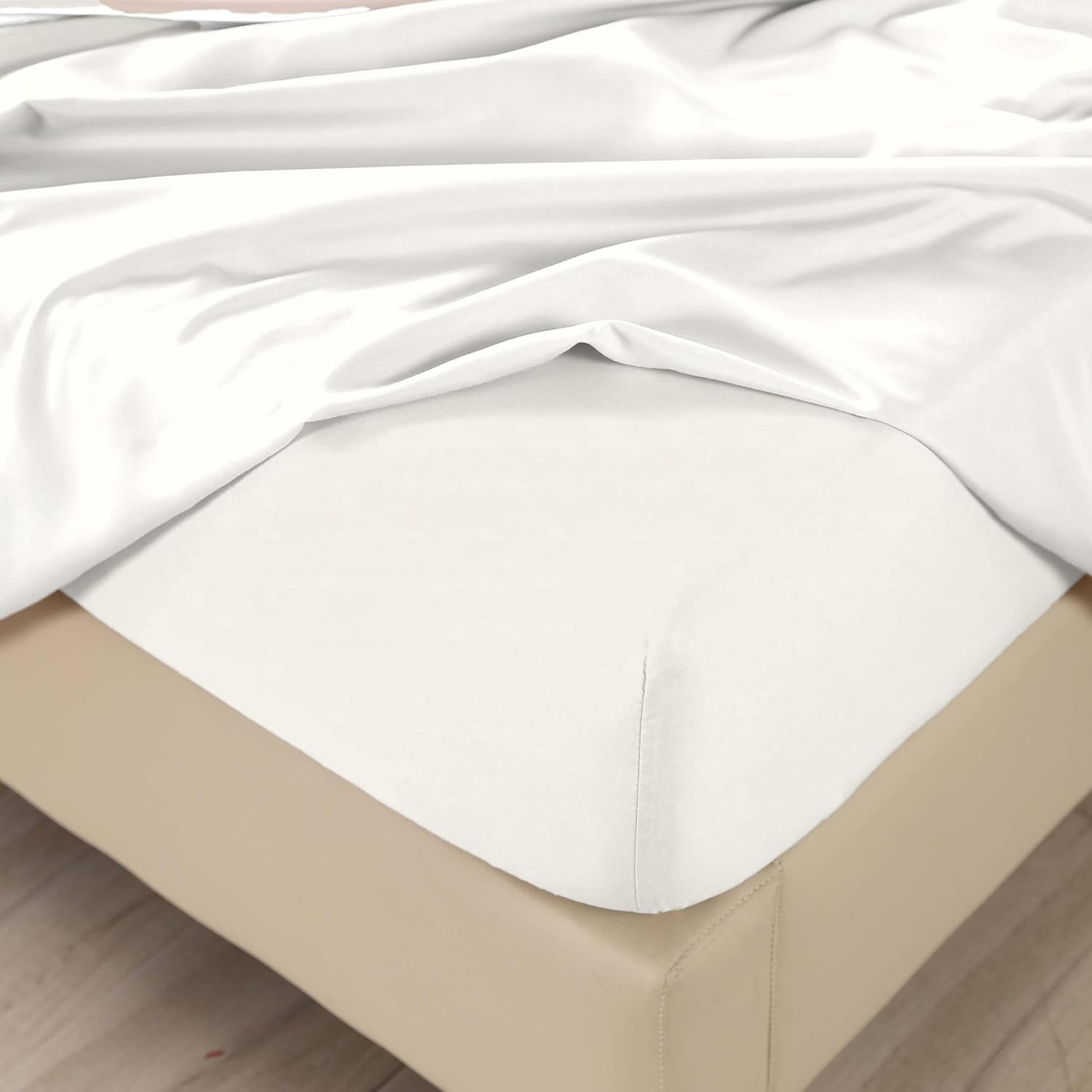 SDIII Queen Fitted Sheet - Hotel Quality Brushed Microfiber, Soft & Breathable, Deep Pocket - 2 Pack