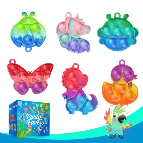 Party Favors for Kids 8-12 4-8, 240 Pack Fidget Toys for Adults, Christmas Stocking Stuffers Goodie Bags School Classroom Prizes, Birthday Gifts for Teen Boys Girls, Stress Relief Sensory Toy Bulk